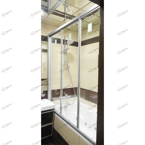 190X150GV403A Душевое ограждения на борт вынны GUTEWETTER Германия PRACTIC