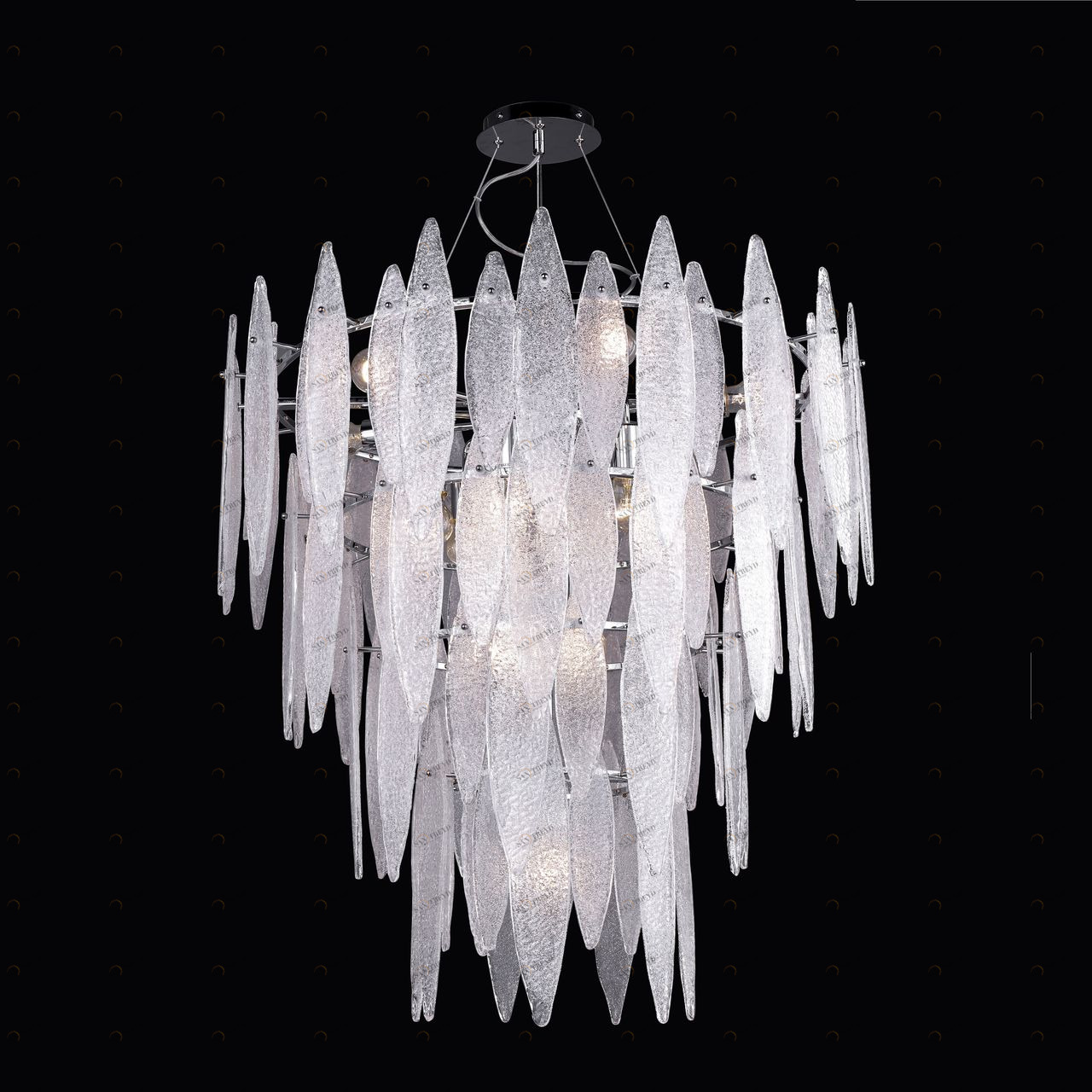 Люстра дизайнерская Weve 2 белая Solaris SP16 CRYSTAL LUX ДИЗАЙНЕРСКИЕ, CRYSTAL 056961 Белый 