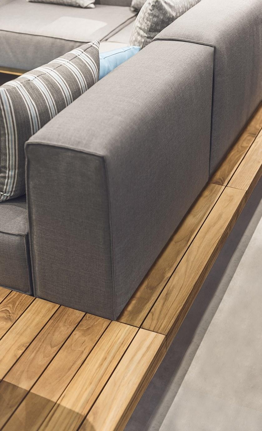 Atmosphera Садовое кресло из тика и ткани 9.zero 9.0.m1.mc - Вид №6