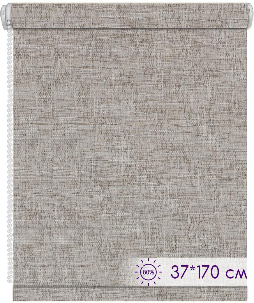 90464343 Рулонная штора 37x170 см цвет лен Роял STLM-0237482 MIRTEX