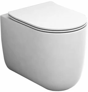 Mil110301 Приставной унитаз напольный Белый Olympia Ceramica Milady Италия