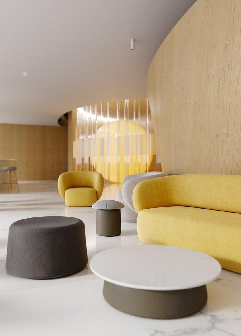 Grado Design Кресло из ткани с подлокотниками Swell Swe-sf-1s - Вид №6