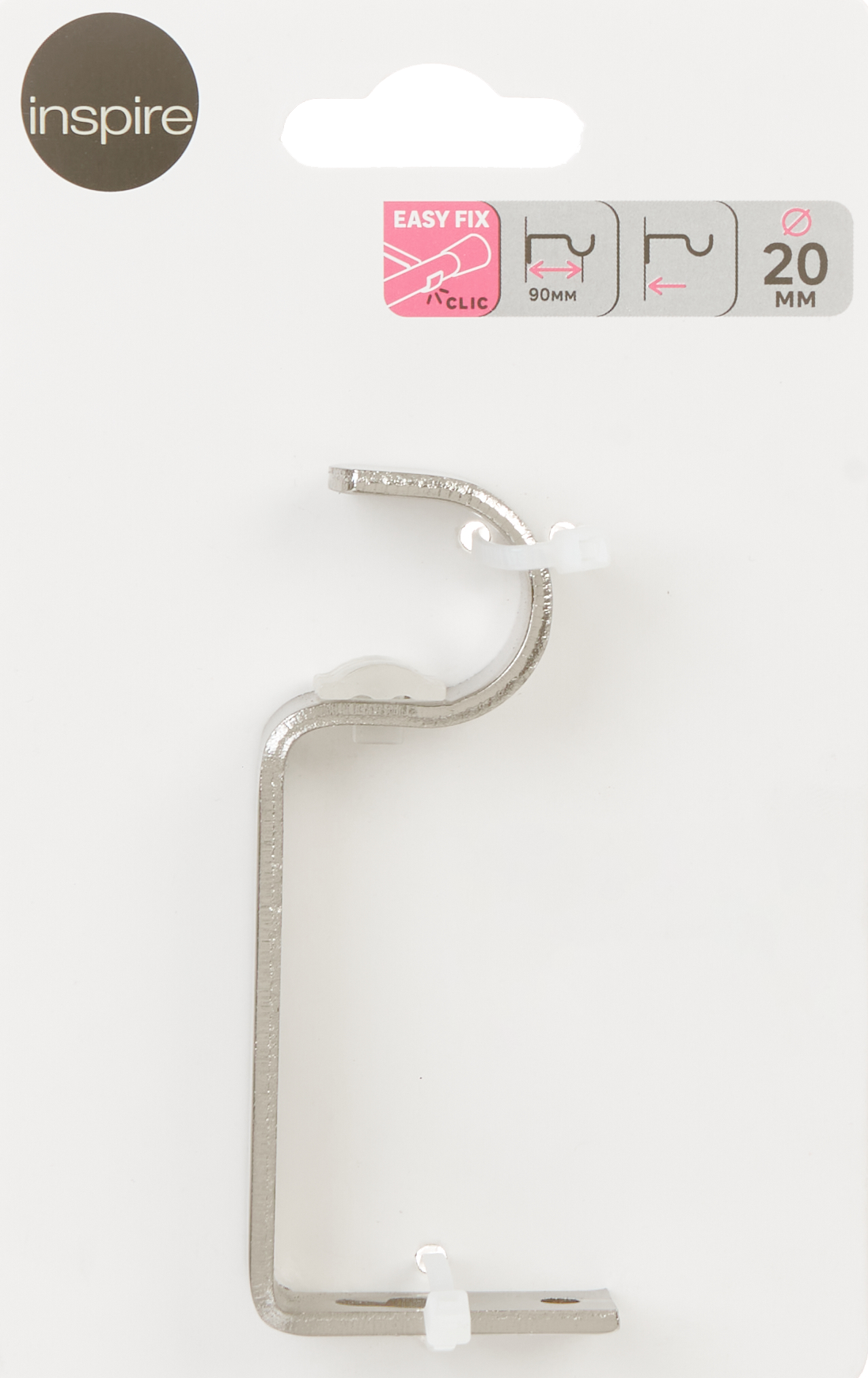 Держатель карнизный INSPIRE металлический хром 2 см 85186748 STLM-0059656 - Вид №2