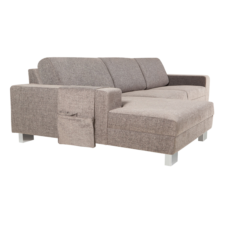 Диван угловой Quattro, левосторонний, серый Sits S1575 - Вид №3