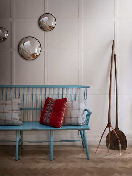 G137 Большая ирландская примитивная скамья Windsor Settle ijlbrown  - Вид №2