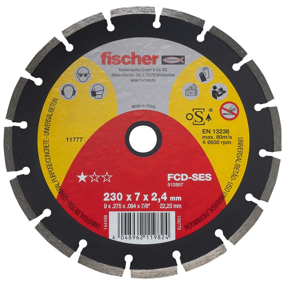 Алмазный отрезной диск FISCHER FCD-SES ARCH-00150042 - Вид №2