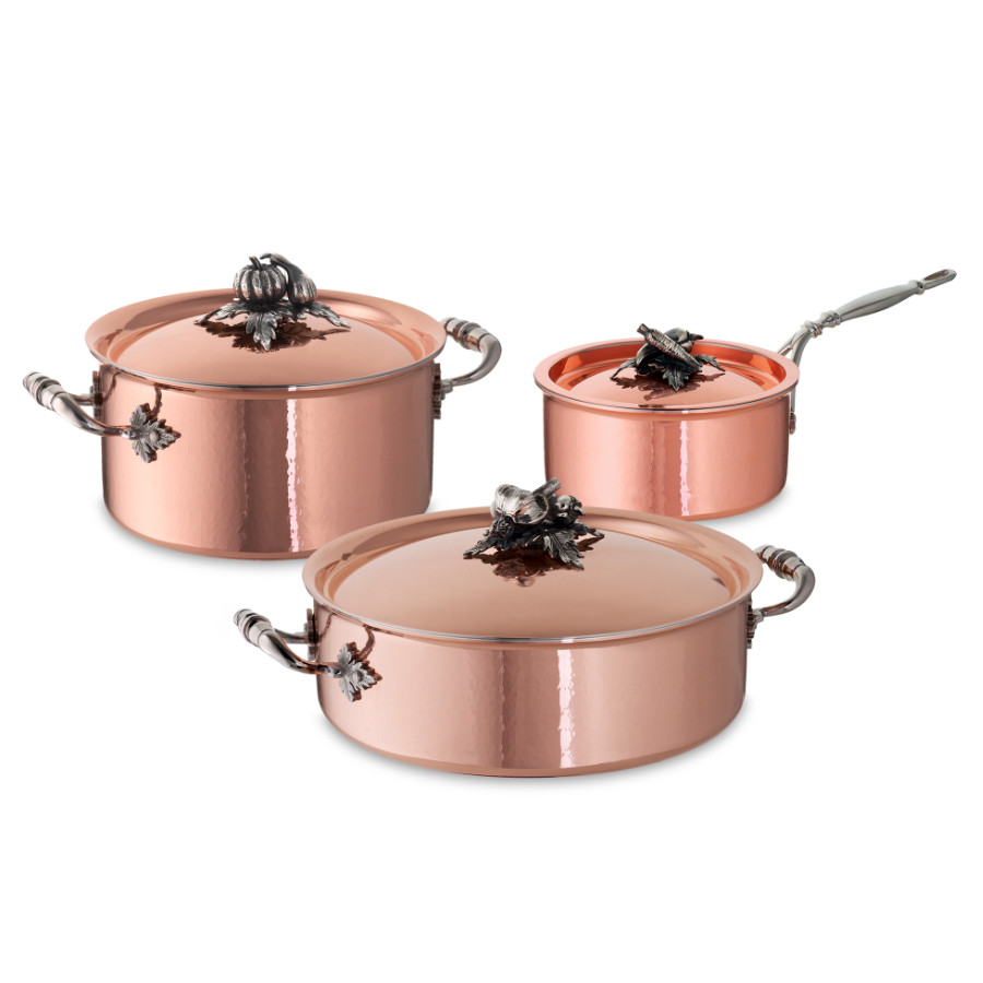 Кастрюля Opus Cupra OCA2012X, с крышкой, медь/нержавеющая сталь, Ø20 см, 3,5 л Ruffoni CG20RUFFONI - Вид №5
