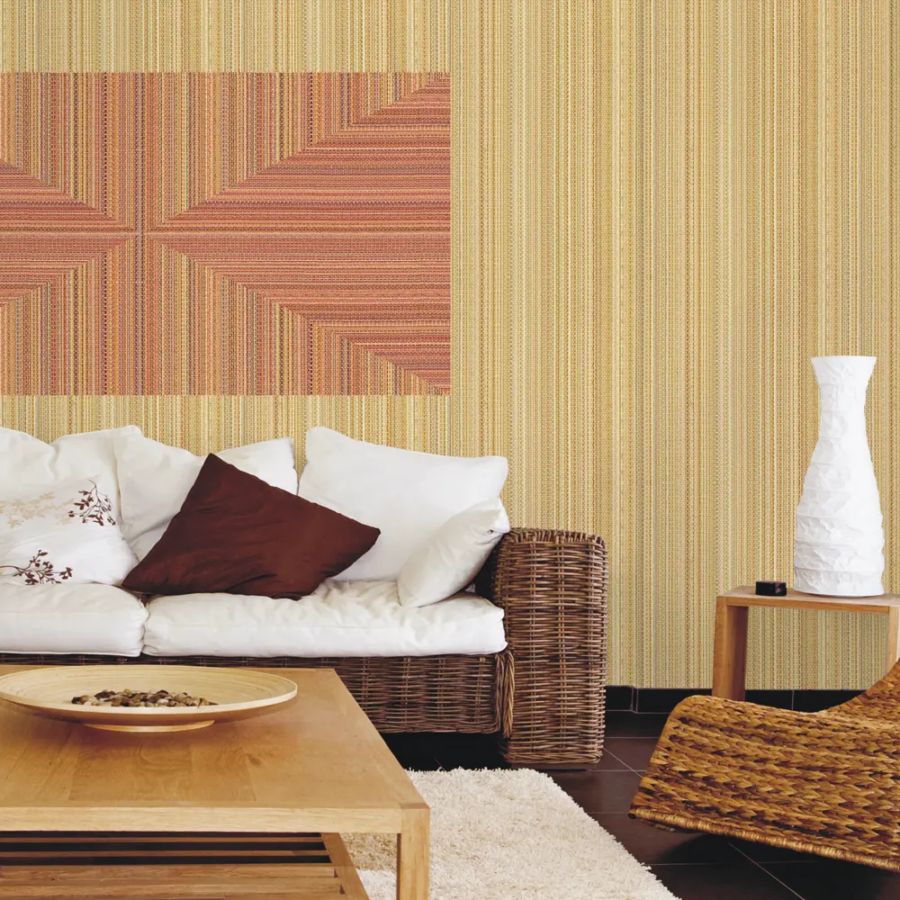 Обои виниловые 0.53х10 м рогожка цвет коричневый Эл 30022 ELYSIUM STLM-2020019 - Вид №3