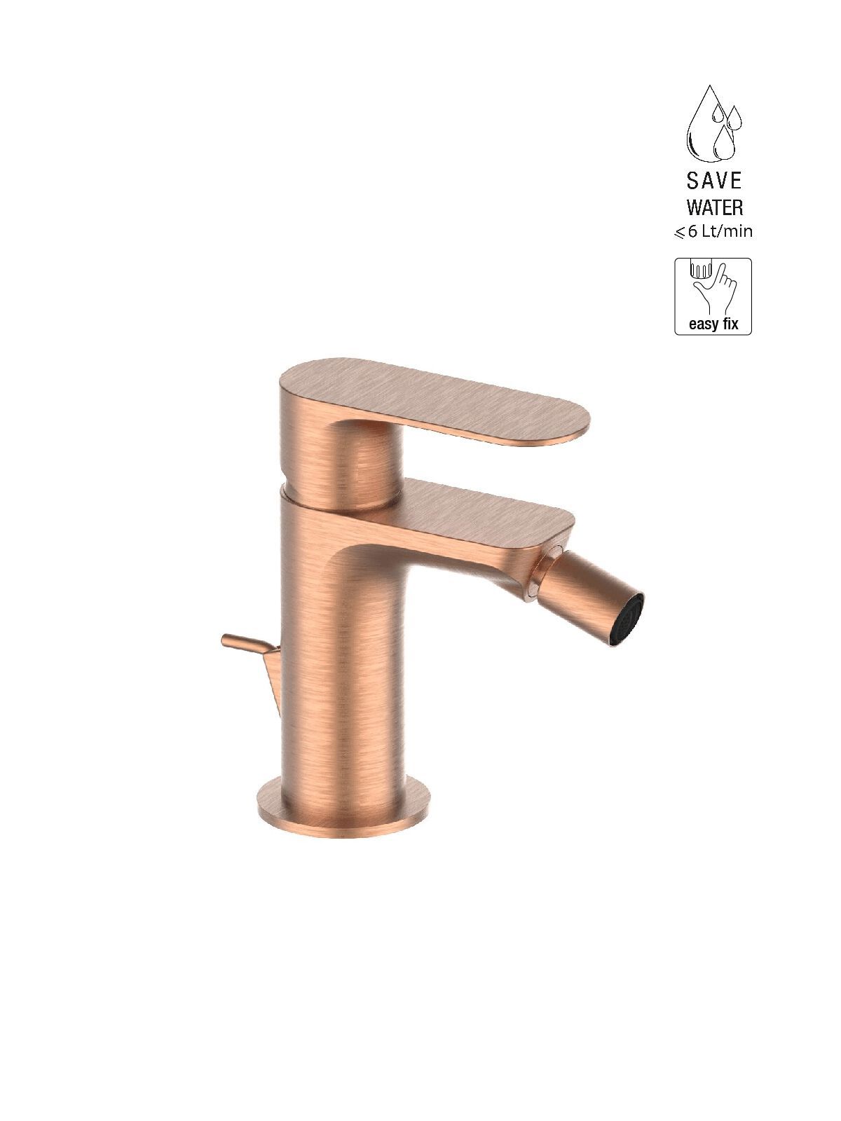 Однорычажный смеситель для биде с ограничителем расхода Rubinetterie Frattini Lea ARCH-00120499 - Вид №3