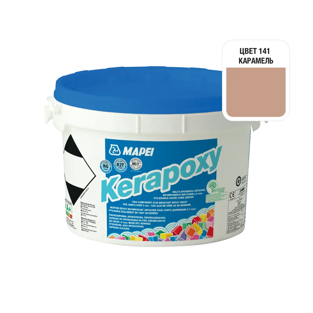 Затирка эпоксидная Mapei Kerapoxy 141 цвет карамельный 2 кг Без серии STLM-2109430 - Вид №1