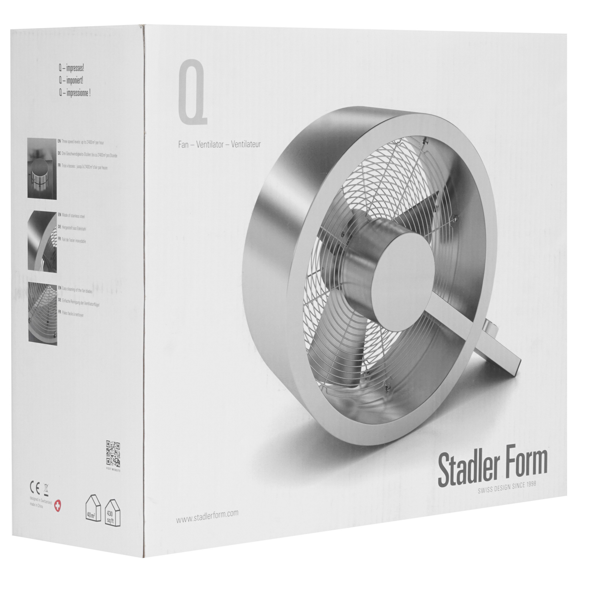 1241352 Вентилятор Stadler Form Q-002  серебристый STDN-0077867 - Вид №7
