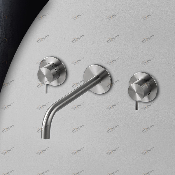 Смеситель для раковины сталь матовая Toki Radomonte TKI29S