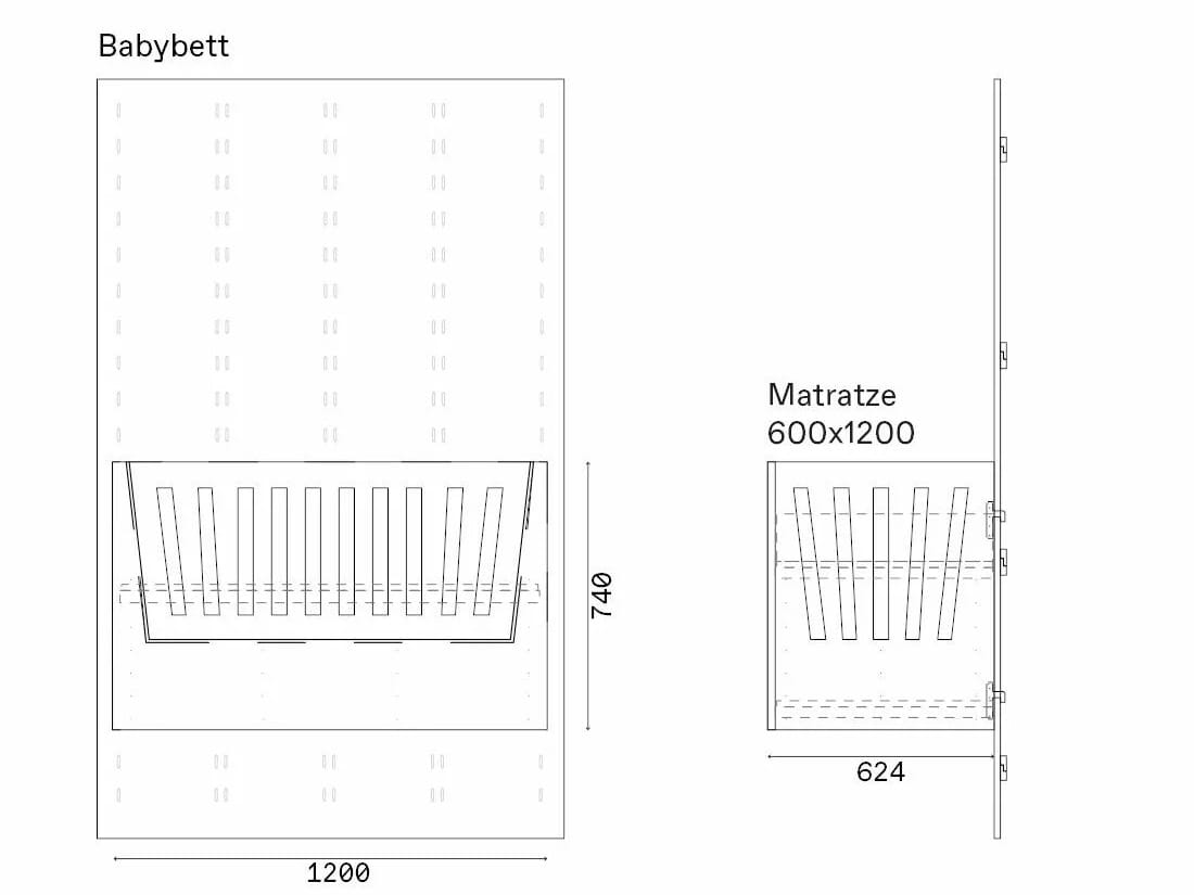 Деревянный диван / кровать Das ganze Leben Gustav Kids ARCH-00019927 - Вид №6