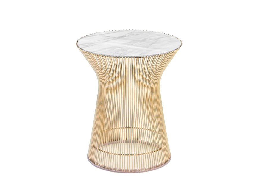 Круглый стол из мрамора и стали Knoll Platner ARCH-00067916 - Вид №1
