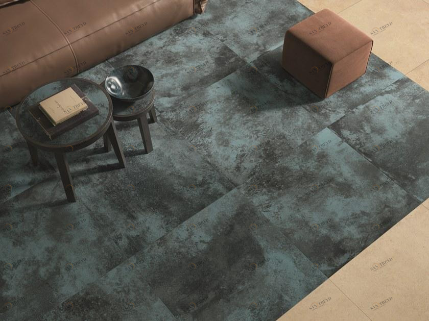 Ceramiche Caesar Стены / напольная плитка из керамогранита под металл sun-id-1449017