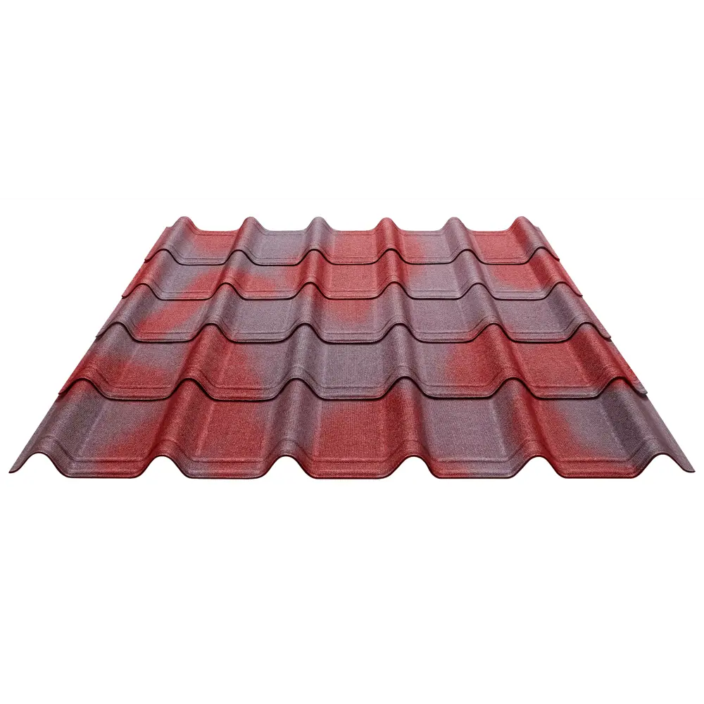 Черепица Ондувилла 3D красный ONDUVILLA STLM-2039450 - Вид №1