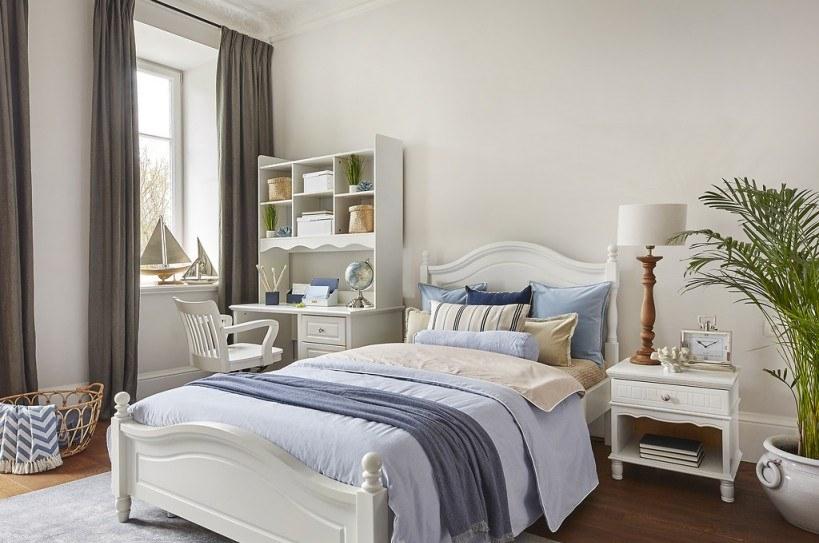 Arrediorg.it® Полуторная односпальная кровать из дерева Princess 810 - Вид №1