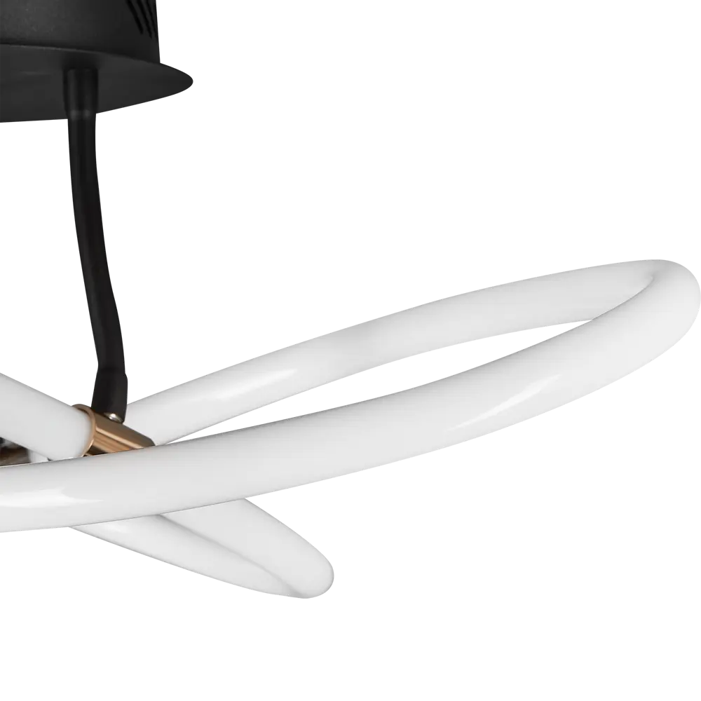 Люстра потолочная светодиодная Fancy FR6059CL-L35B цвет черный золото 89335084 STLM-2067672 Freya  - Вид №4