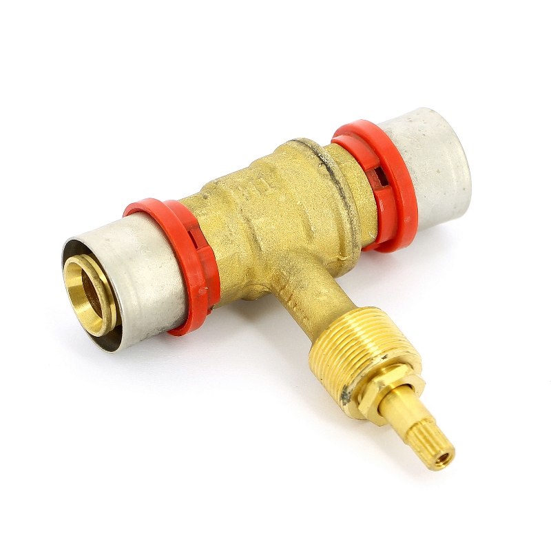 Кран пресс без ручки для монтажа в стене TIEMME 26 1680003 - Вид №1