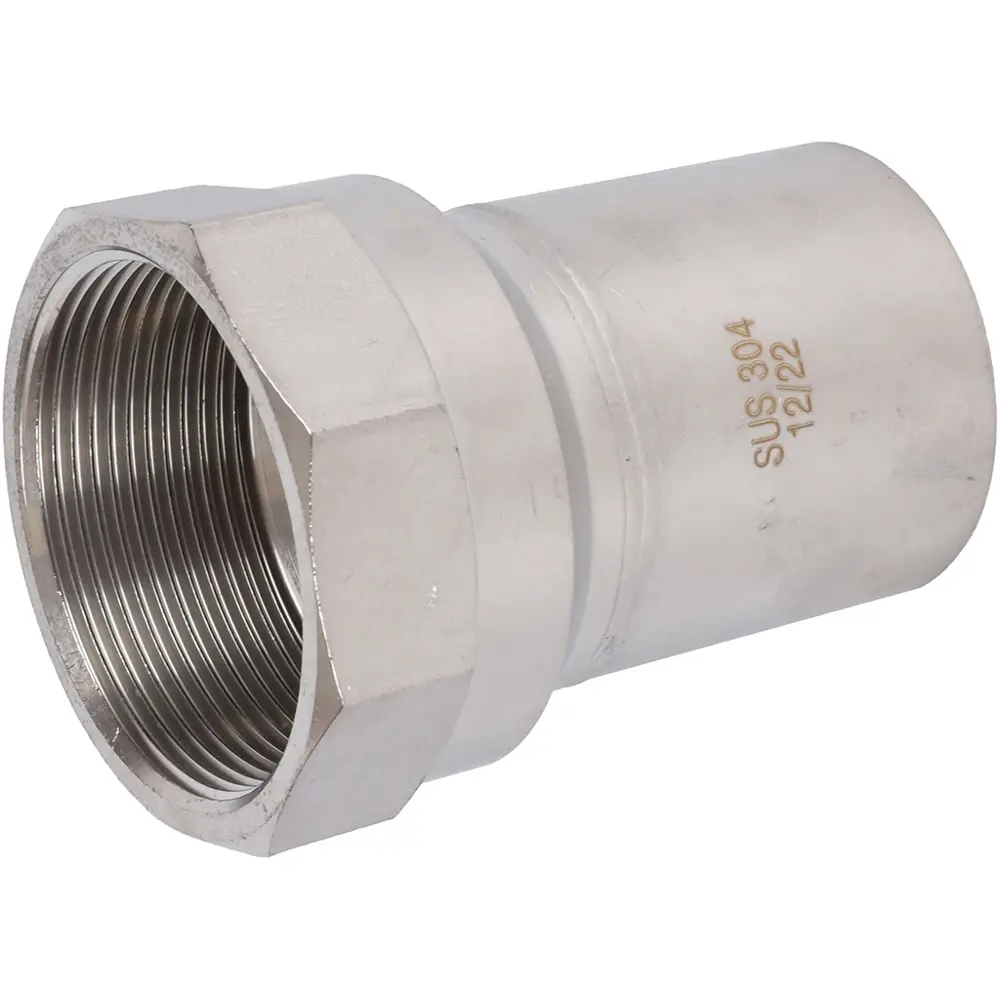 Муфта переходная Rommer 2"x54 мм НПр-ВР нержавеющая сталь STLM-2053086