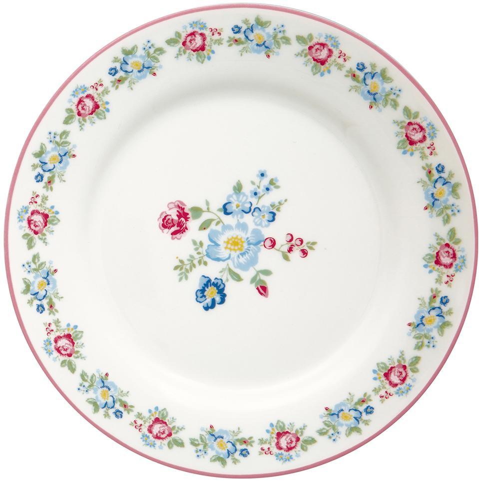 Тарелка Henrietta white 20,5 см Greengate STWPLAHET0106