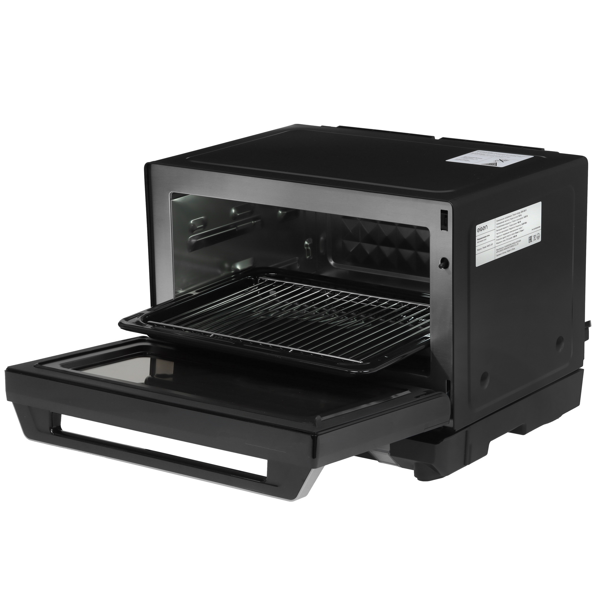 9141098 Микроволновая печь Eigen MW23-S01 черный STDN-0040388 - Вид №6