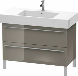 XL654408989 Тумбочка напольная X-Large #XL6544 1000 x 470 мм Фланелево-серый глянцевый лак