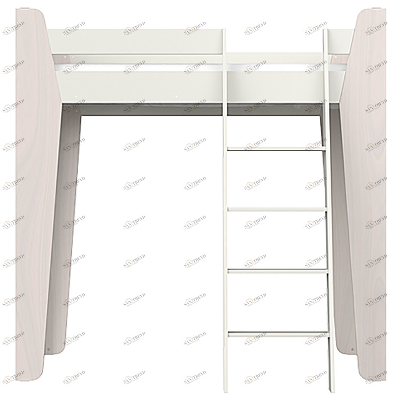 Кровать-чердак 169х88 см Line M молочная ELLIPSE ELLIPSE LINE 257794 Молочный Santreyd 