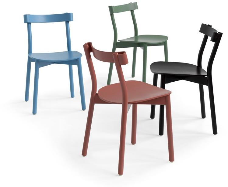 Blå Station Стул из фанерованной древесины Bla Station sun-id-1350324 - Вид №3