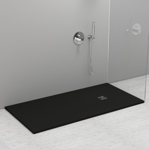 706254 Душевой поддон из минерального литья АНТРАЦИТ в комплекте с сифоном, Kerasan DOCCIA Италия