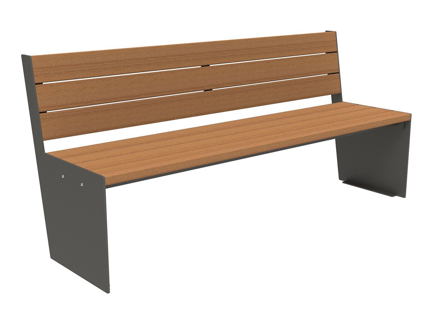 Скамья из окуме со спинкой Lazzari TAUT WOOD ARCH-00118857 - Вид №15