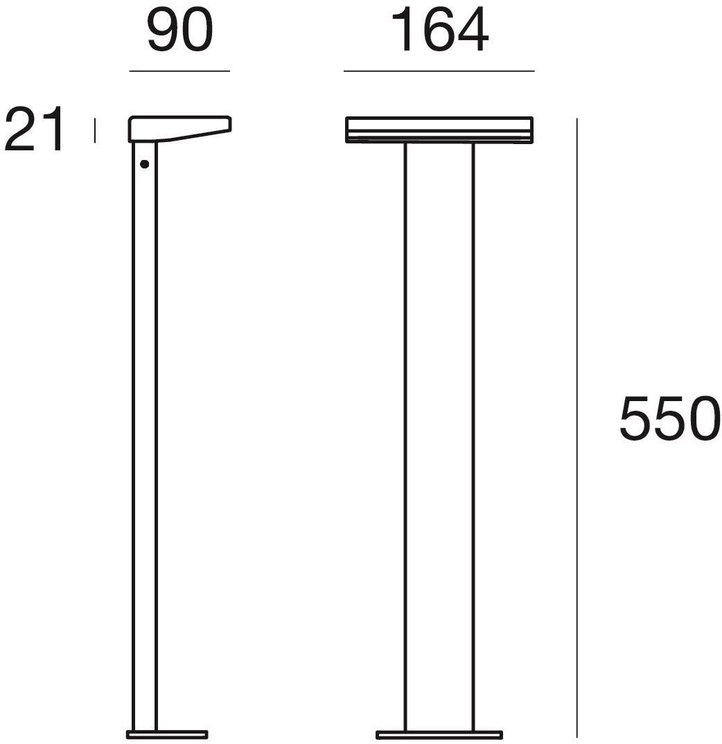Linea Light Group Светодиодный столбик из алюминия с порошковым покрытием sun-id-1427069 - Вид №4