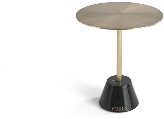 Gianfranco Ferré Home Круглый журнальный столик из металла sun-id-1348113 - Вид №1