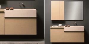 Toscoquattro Тумба под раковину с 1 ящиком 90 см PIANO дуб светлый