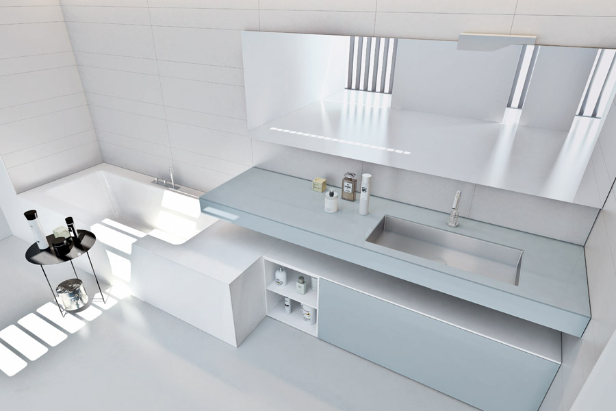 Makro умывальная зона Basic Mirror sun-id-2017732 - Вид №2