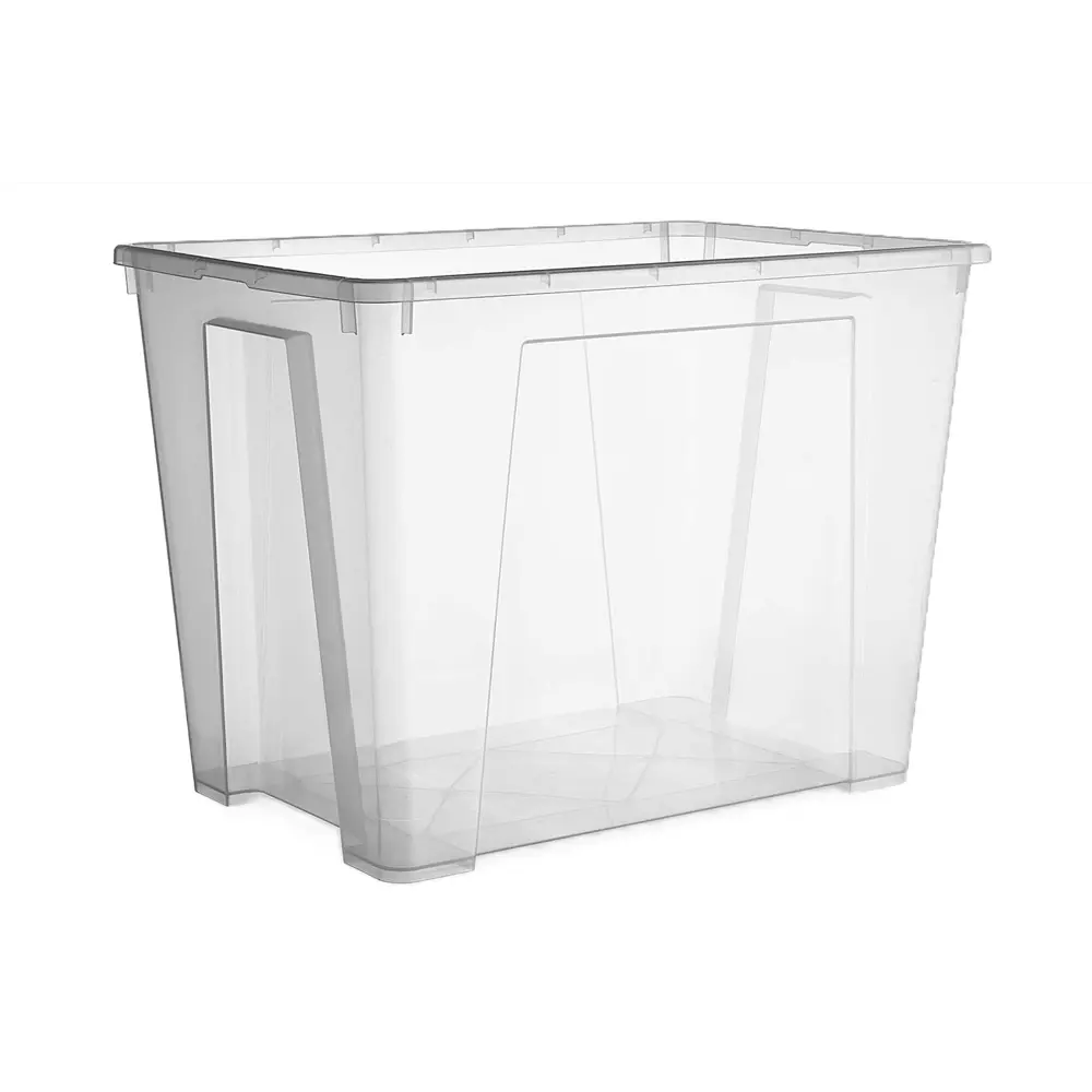 Контейнер с крышкой 56x40x42 см 65 л полипропилен цвет прозрачный Santreyd Серия отсутствует STLM-2130403 - Вид №2