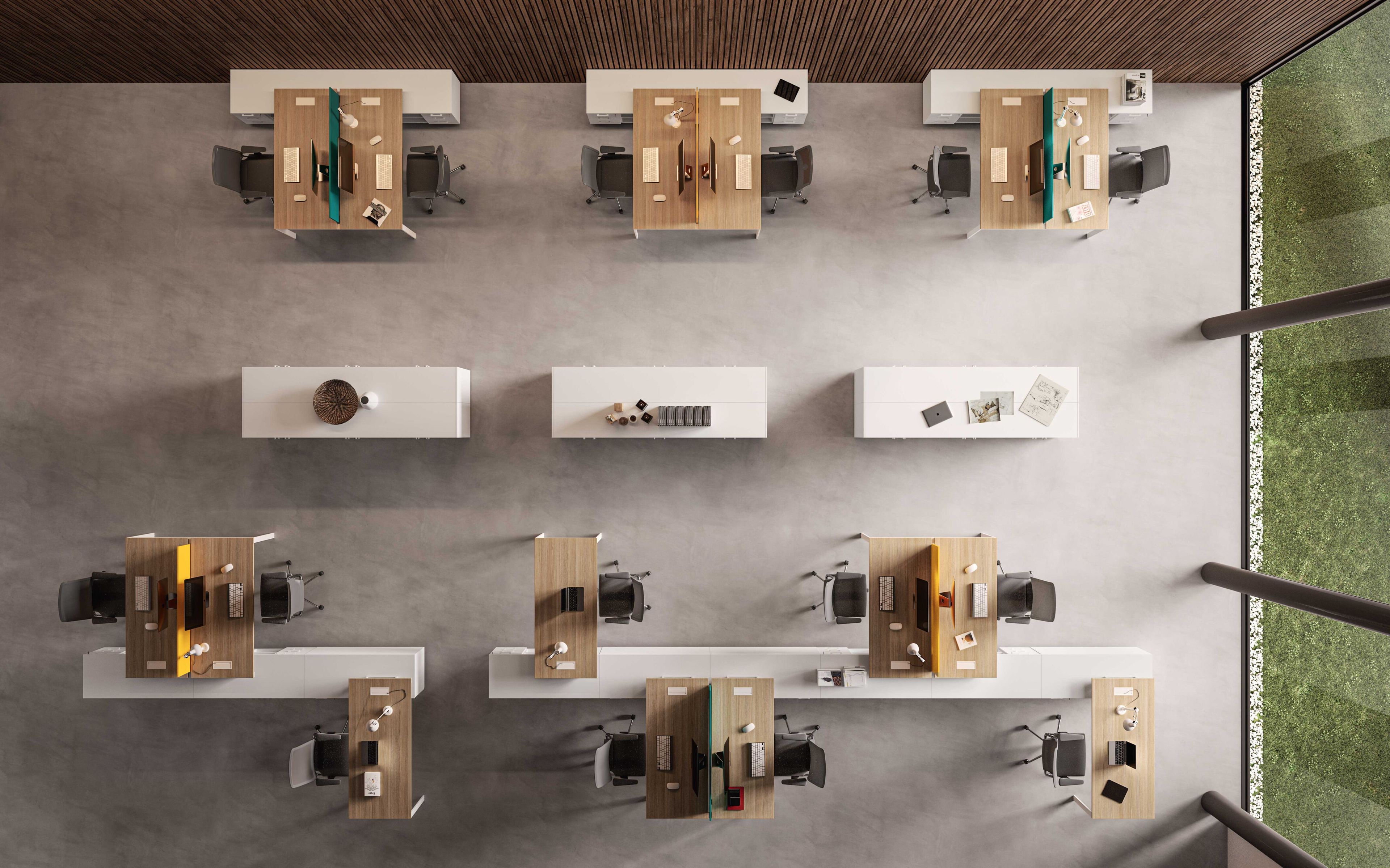 Стол / Стол для совещаний с меламиновой столешницей About Office Funny ARCH-00098064 - Вид №15