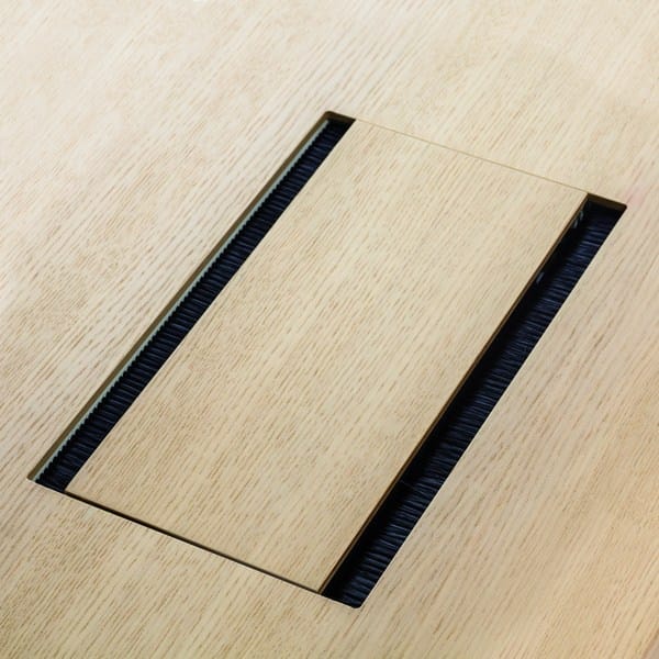 Прямоугольный стол для совещаний из алюминия и дерева Brunner FINA ARCH-00103377 - Вид №7