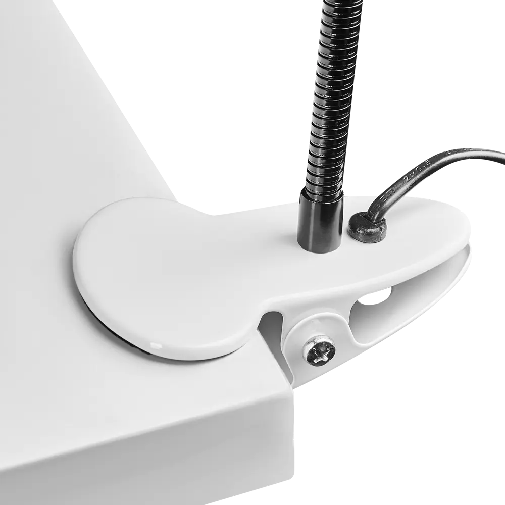 Рабочая лампа настольная Семь огней Эйр на прищепке 1 лампа Е27 цвет белый STLM-2199949 - Вид №4