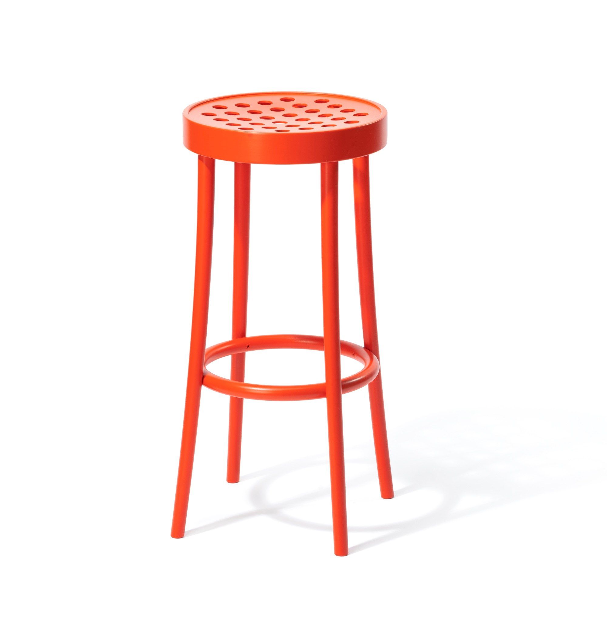 Высокий деревянный барный стул с подставкой для ног TON 822 ARCH-00090162 - Вид №19