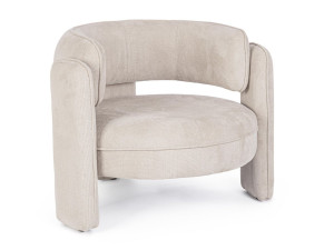 Тканевое кресло с подлокотниками