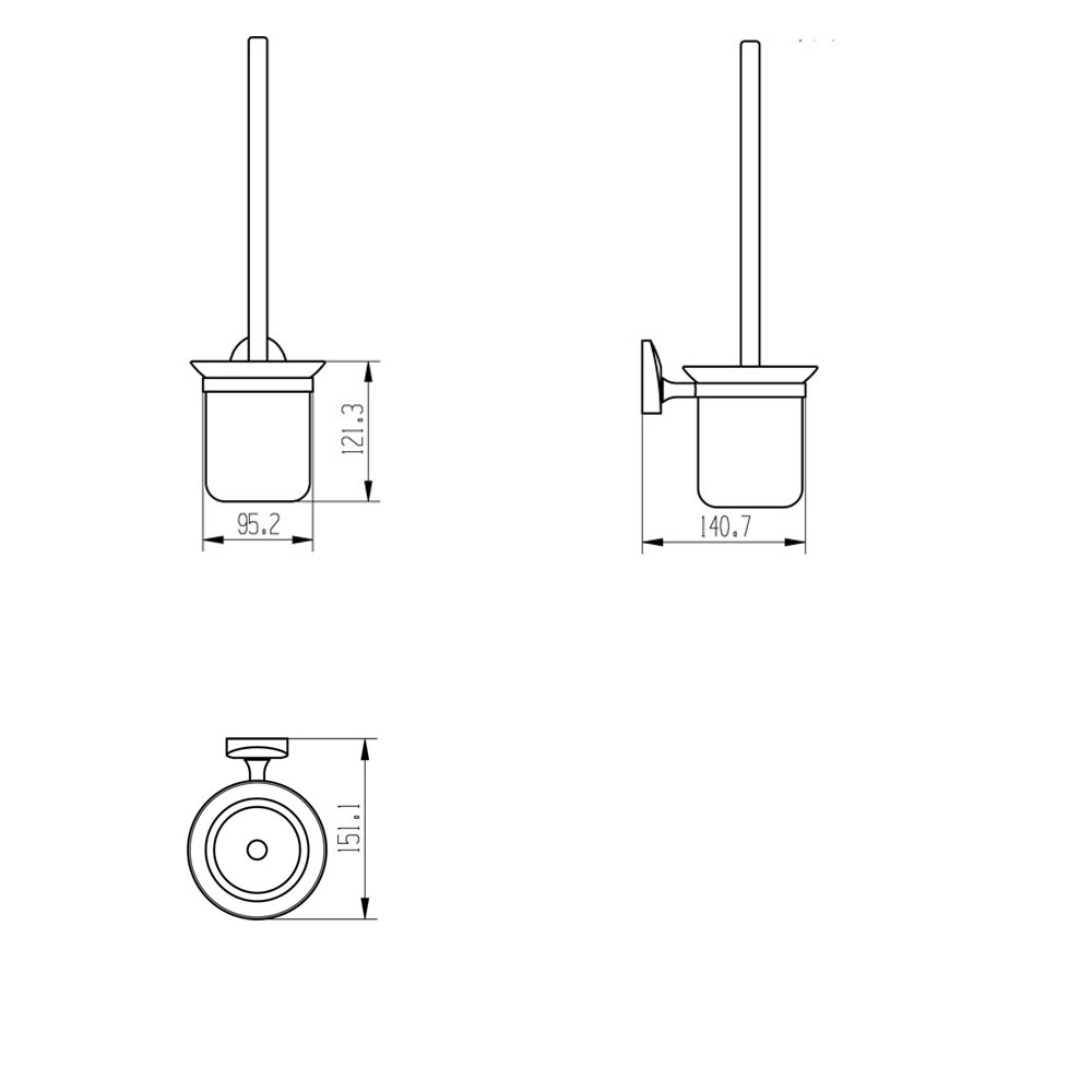 Ерш Raiber R70117 стеклянный R70117 Santreyd  - Вид №2