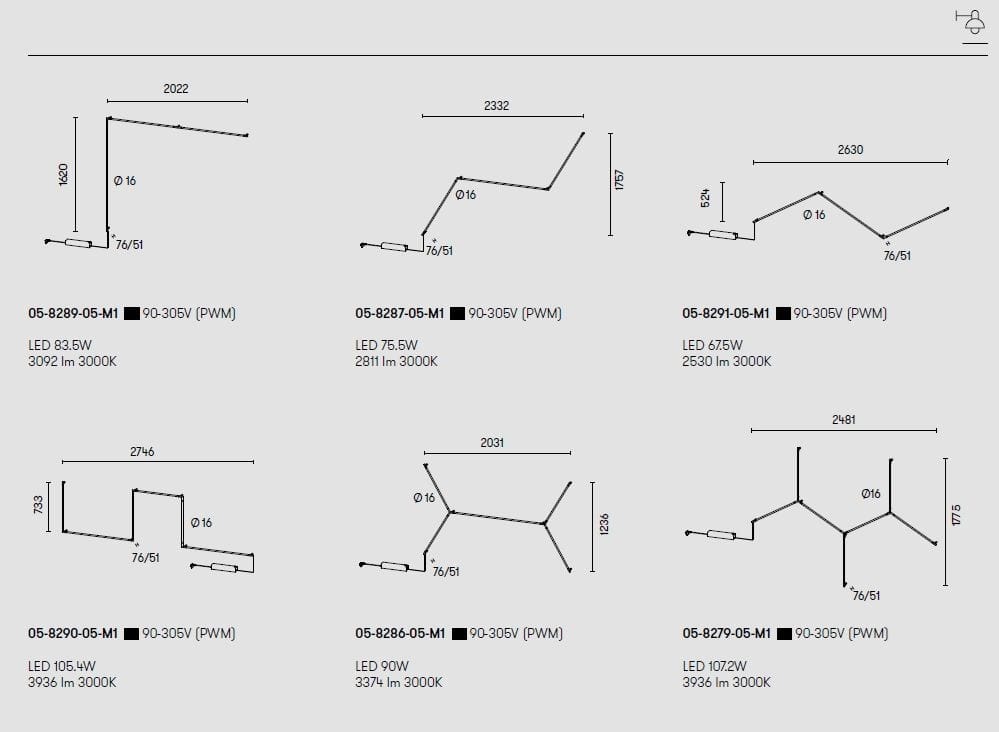 Профиль линейного освещения для светодиодных модулей LedsC4 Tubs ARCH-00003218 - Вид №6