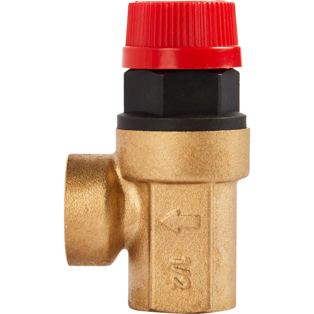 Предохранительный клапан HEIZEN 1/2" 6 атм для систем отопления 87503368 STLM-0074191 - Вид №2