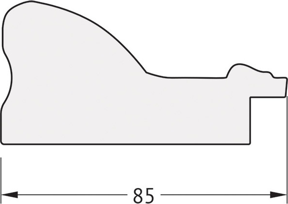 BY 7148 Зеркало в багетной раме - виньетка бронзовая 85 mm EVOFORM Octagon - Вид №4