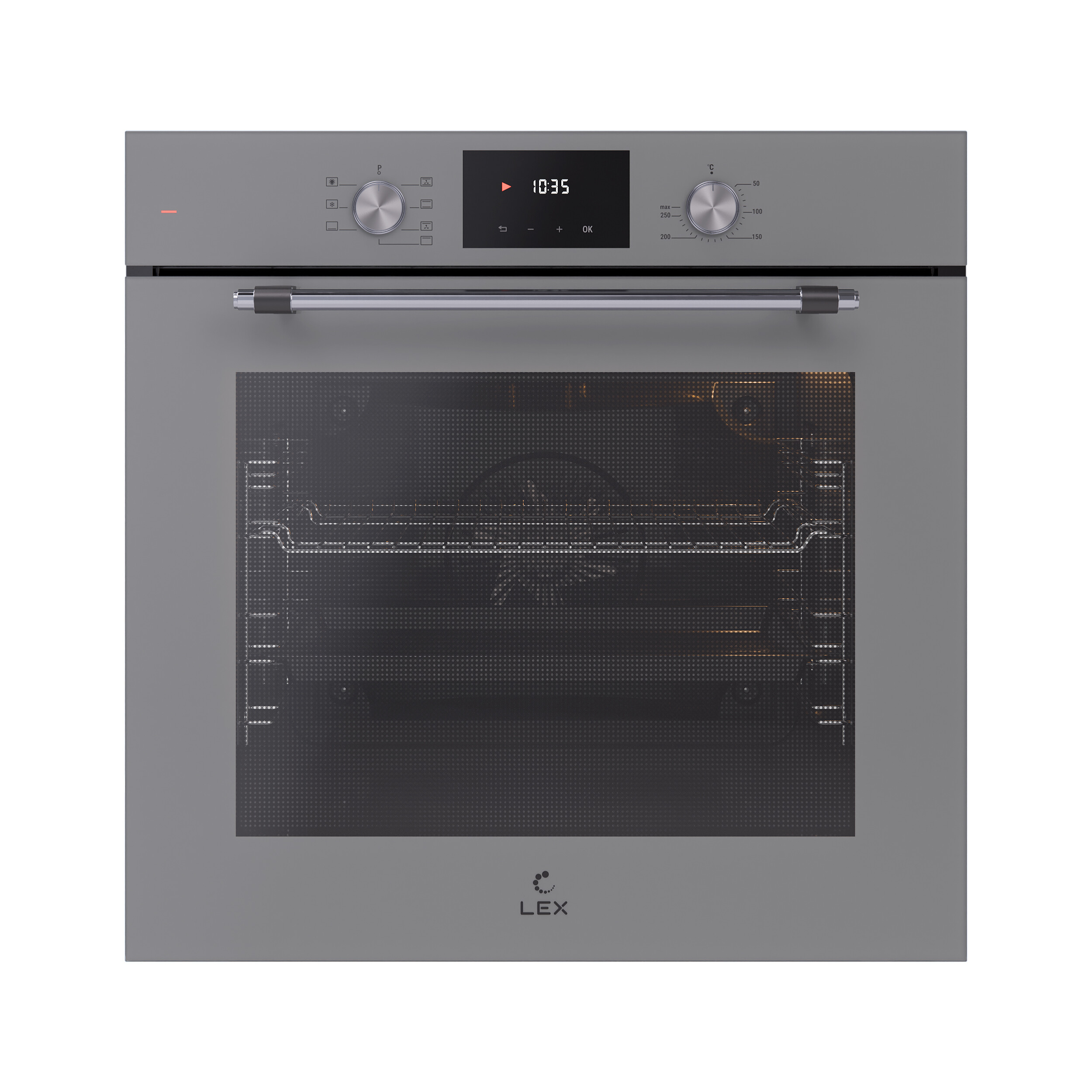 9242201 Электрический духовой шкаф LEX EDP 671 GR MAX серый STDN-0072781