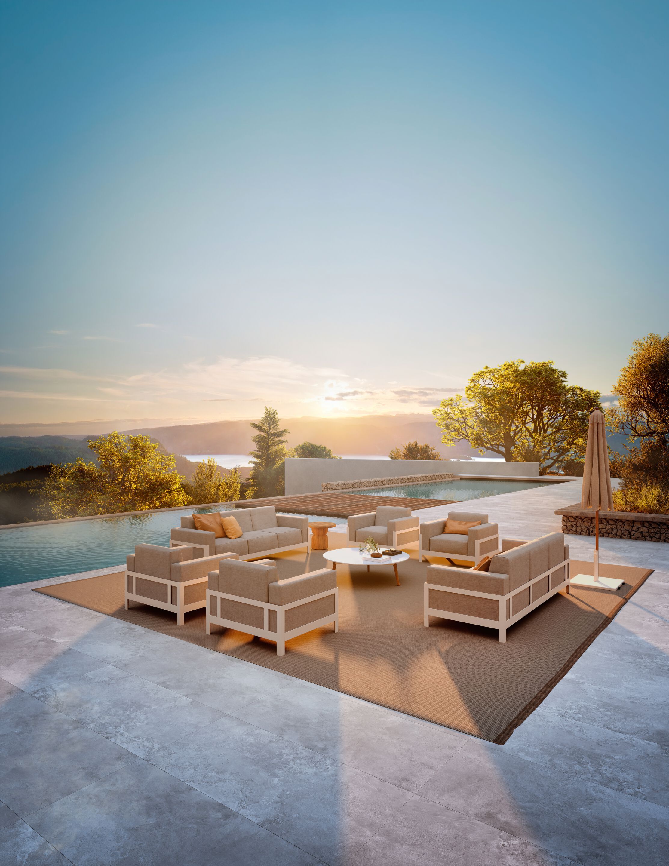 Тканевое садовое кресло с подлокотниками Walters More Comfort ARCH-00029527 - Вид №10