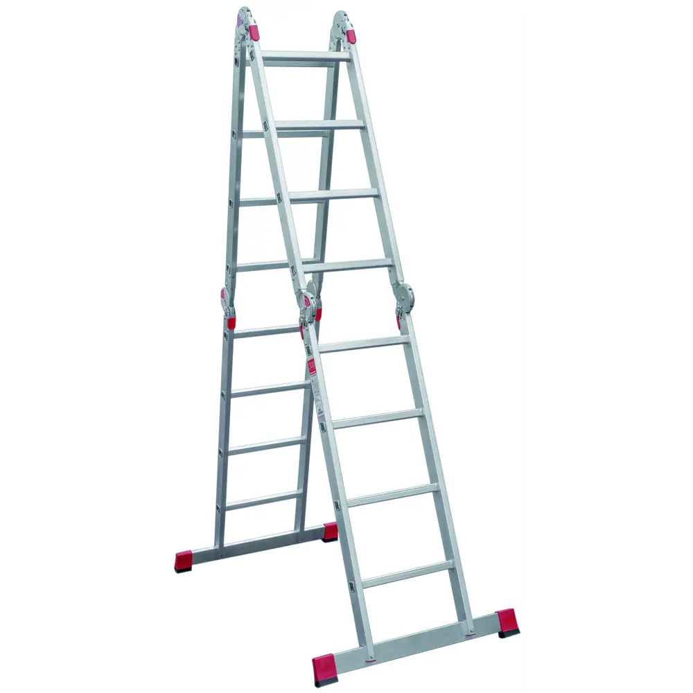 Лестница-трансформер 4-секционная Новая Высота до 4.5 м 4 ступени STLM-2081483