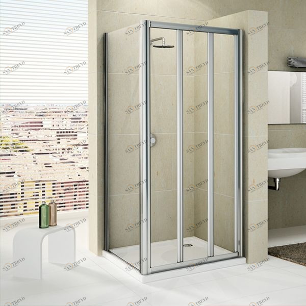 Novellini. Душевой уголок 72x72 см P+F с серебристым профилем STAR NSTARP66L1BNSTARF66L1B