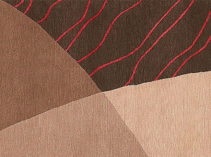 Прямоугольный ковер ручной работы